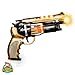 Blade Runner Toy Gun with Sound Pistol Gun Play Guns | Durable Design, Nonslip Grip, Rotating Bullet Chamber & Lights | for Pretend Play, Parties, Halloween, Police & Cowboy Dress Up Toy Gun