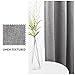 jinchan Linen Fabric Moderate Blackout Curtain Panels for Bedroom Room Darkening Drapes for Living Room Window Treatment Set (2 Panels, 84-Inch, Soft Gray)