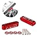 RYANSTAR Red Color Aluminum Zombie Racing Hood Vent Spacer Risers for Honda Civic 92-95 EG / 96-00 EK