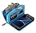 S7 Wallet Case, Magnetic Detachable S7 Wallet Purse Hynice Samsung Galaxy S7 Leather Folio Flip Slim Case with Zipper Credit Card Slots, Card Holder, Wrist Strap Wallet for Women Men(Lichi-Blue)