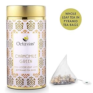 Octavius Chamomile Green Tea-20 Pyramid Tea Bags