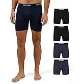 32 Degrees COOL Mens 4-PACK Quick Dry Performance Boxer Brief With Comfort Elastic Waistband