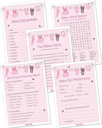 Baby Shower Games for Girls