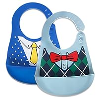 Baby Waterproof Bibs Silicone Bib for Babies and Toddlers with Various Styles