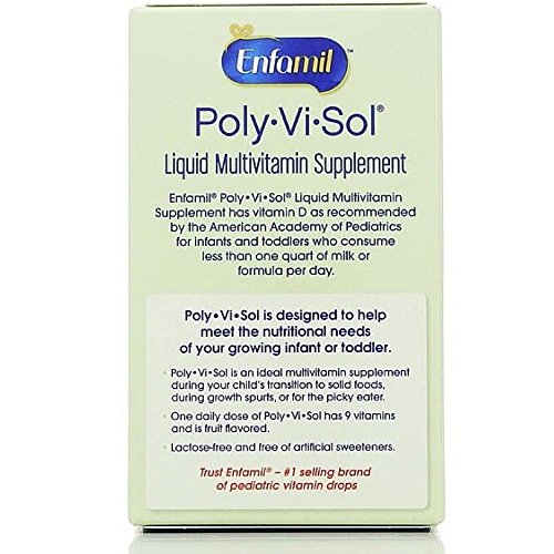 Enfamil PolyViSol Liquid Multivitamin Supplement 50 ml (Packs of 2