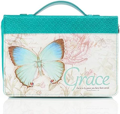 BIBLE COVER BUTTERFLY GRACE TE Imitation Leather