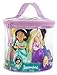 Disney Parks Princess and Fairy Squeeze Toy Set Rapunzel Mulan Jasmine Tiana Tinkerbell