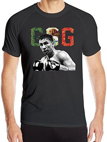 MASTER Men's GGG Professional Boxing King Short-Sleeve Compression Shirt