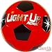 Light Up Action Soccer ball Silver Edition VALUE PACK Traditional Size 5