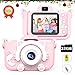 MITMOR Kids Digital Cameras for Girls Boys with 32G SD Card and Dual Lens 2.0 Inch IPS Color Screen,20.0MP HD Children Digital Video Toy Cameras Mini Camcorder for 2-14 Years Kids Birthday Gifts