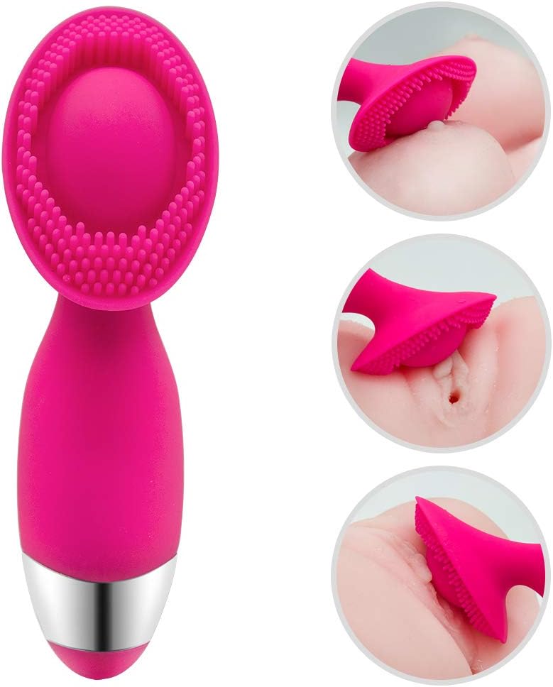 Sucking Víbr?tör for Woman Nipple Sucker Clítoris Stimulator Tongue Lick Breast Enlarge Toys USB Rechargeable