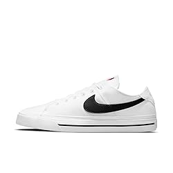 NIKE Men's Court Legacy CNVS Walking Shoe, White