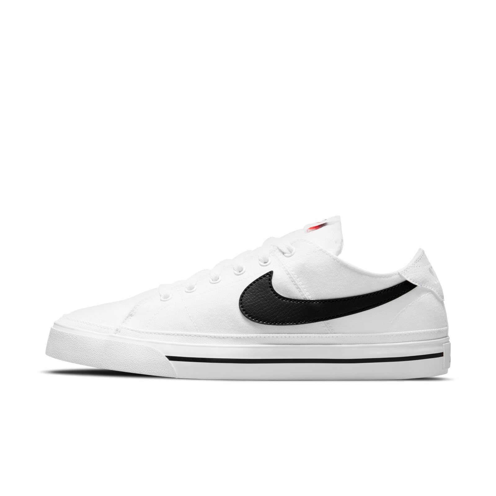 NIKE Men's Court Legacy CNVS Walking Shoe, White