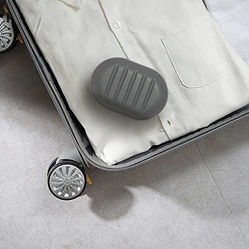 Bligli Soap Dish, Soap Case with Lid,Soap Bar Holder for Shower, Bathroom and Kitchen Sinks, 2 Pack(Gray) - Thumbnail 3