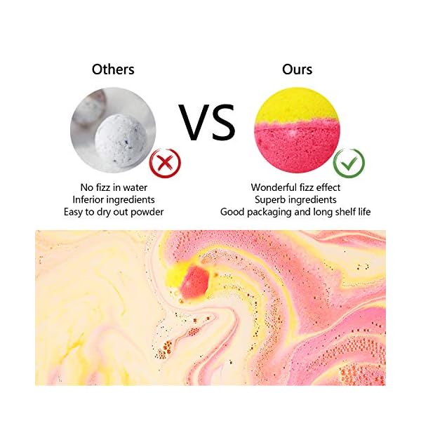 Bath-Bombs-Gift-Set-20-Handmade-Organic-Bubble-Bath-Bombs-Wonderful-Fizz-Effect-Bath-Gift-For-Valentines-Day-Christmas-Any-Anniversaries Bath Bombs Gift Set, 20 Handmade Organic Bubble Bath Bombs, Wonderful Fizz Effect Bath Gift For Valentine’s Day…