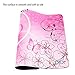 ICOLOR Pink Butterfly Anti-Slip Mouse Pad by ICOLOR Mice Pad Mat Mousepad for Optical Laser Mouse MP-018