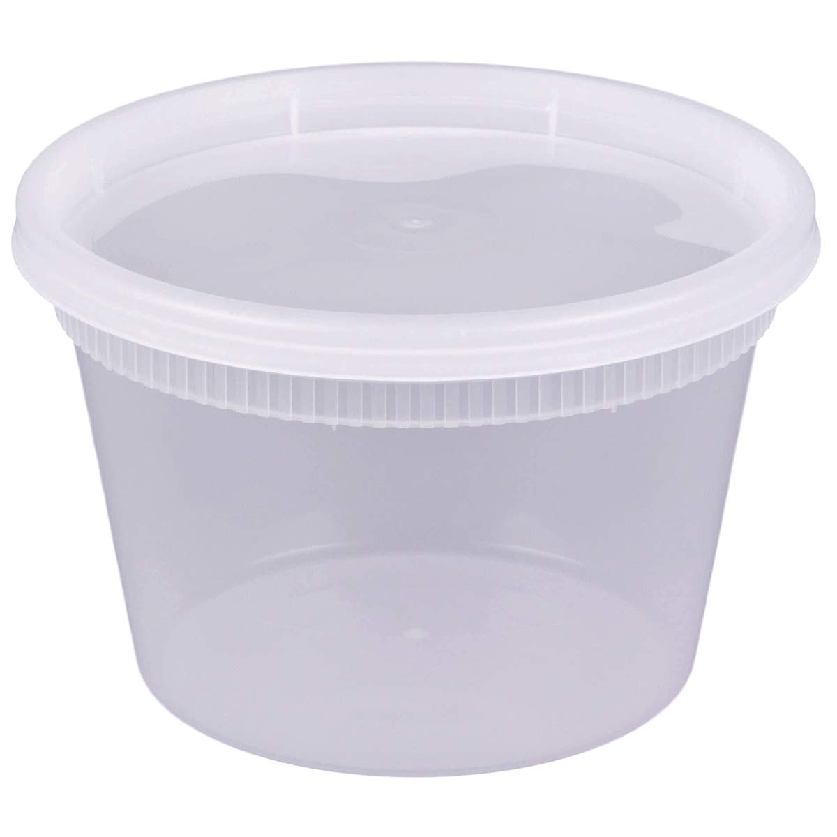 [48 Sets 16 oz.] Plastic Deli Food Storage Containers With Airtight