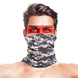 Camo Tactical Tube ACU Army Digital Camouflage Bandana Military Multifunction Face Mask Ski Balaclava Snowboard Moto X Face Protection Harley Davidson Snowboard Ski Mask Multi Function Tactical Seamless