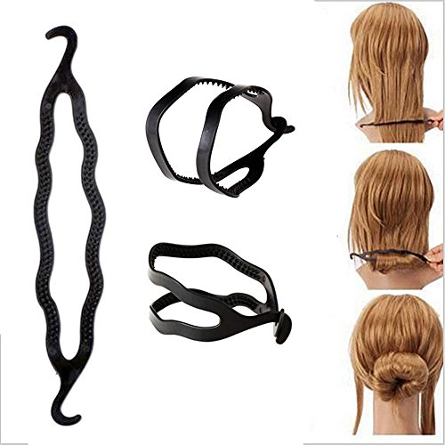 Topsy Tail Hair Styling Tool, Pack of 6 Tail Hair Styling Braid Hair Pull Through Tool Ponytail Bun Maker Ponytail Maker Styling Tool Hair Styling Accessories Kit for Women