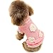 Joytale Small Dog Sweater, Dog Clothes for Small Dogs Girls Boys, Soft Warm Turtleneck Dress, Winter Pet Cable Knitwear, Dog Pullover Sweaters for Small Medium Dogs, Pink