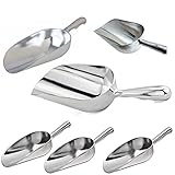 Winco - Aluminum Multi-Purpose Scoop Commercial Grade Quality (5 Ounce) (6 Pack)