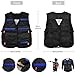 23Toyz Tactical Vest Kit for Nerf Guns N-strike Elite Series, 100pcs Refill Darts, 2pcs Quick Reload Clips, Wrist Bands, Face Mask and Protective Glasses