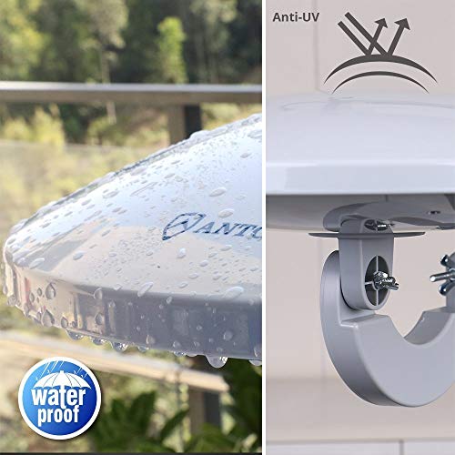 ANTOP New Generation UFO Outdoor TV Antenna 360 Omnidirectional Reception,Exclusive Smartpass Amplifier and Build in 4G LTE Filter, Fit Indoor/Outdoor/RV/Attic Use 65 Miles(Certified Refurbished) - Thumbnail 4