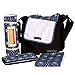 The Plush Pad Portable Travel Changing Pad with Memory Foam, Blueberry Pattern