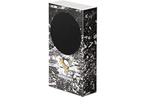 Skinit Decal Gaming Skin Compatible with Xbox Series S Console - Officially Licensed NHL Pittsburgh Penguins Frozen Design