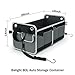 Balight Trunk Organizer for Car SUV Large Collapsible Heavy Duty Waterproof Nonslip with Handles and Straps Premium 26 inch Divisible Multi-compartments Cargo/Groceries Storage Box for Truck/Sedan