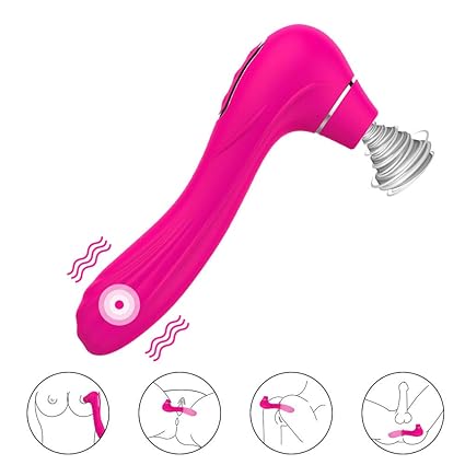 MEROURII Vibrator für Sie, Klitorisstimulator und Klassische Vibratoren mit 20 Modi, Klitoris Sauger Analvibrator Druckwellen
