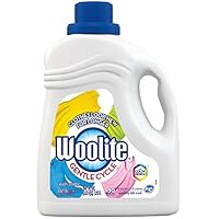 Woolite Clean & Care Liquid Laundry Detergent, 66 Loads, 100oz, Regular & HE Washers, Gentle Cycle, sparkling falls scent, packaging may vary