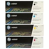Genuine HP 131X CF210X, CF211A, CF212A, CF213A High Yield Toner Set BCYM LJ PRO 200 C, LJ PRO 200, PRO 200M276, Sealed In Retail Packaging.