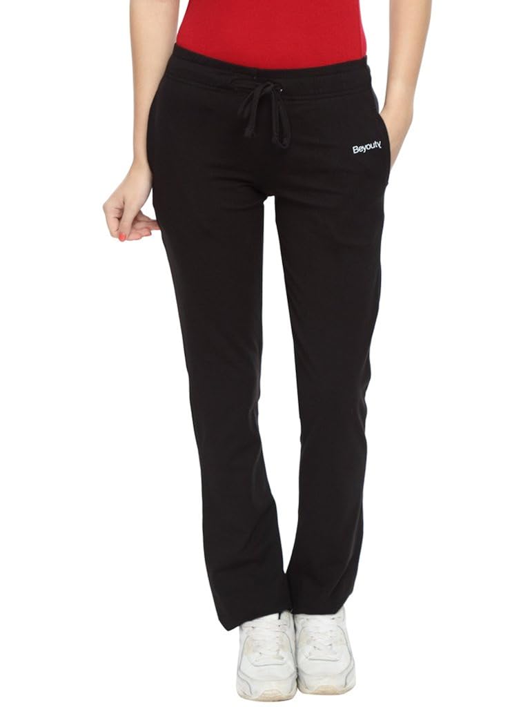 beyouty slight flare fit track pant