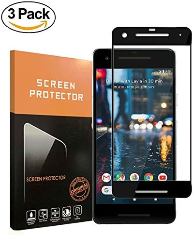 For Google Pixel 2 Screen Protector [3-Pack],Newgak Full Screen Coverage 3D PET Soft TPU Film HD Screen Protector Film for Google Pixel 2