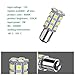Smautop 10pcs Super Bright Low Power 1157 Led Bulbs BAY15D 7528 2057 2357 27SMD 5050 6500K White for Car RV Turn Signal Backup Reverse Parking LED Light Bulbs-2 Yr Warranty