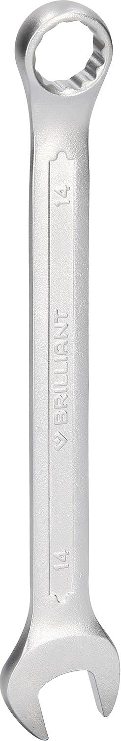 BRILLIANT TOOLS BT011914 Combination Spanner, 14 mm [Powered by KS Tools]
