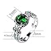 Junxin Hot 10 KT Gold Plated Ring,Women and Man Wedding Engagement Promise Rings,Three Style rings to Show You Unlimited Beauty and Self confidence