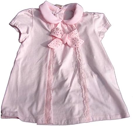 Blumarine Baby Tunic Shirt Pink Rhinestones