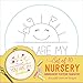 Nursery Embroidery Pattern Transfers (set of 10 hoop designs!) by 