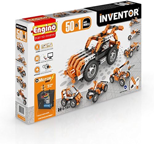 S.T.E.A.M. Line Toys Elenco Engino Robotics Platform (ERP) Inventor 50 Models Motorized Set