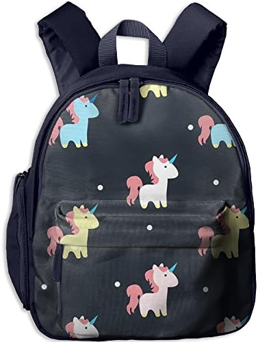 Unicorn Little Kids And Toddler Backpack Mini Shoulder Bag Navy