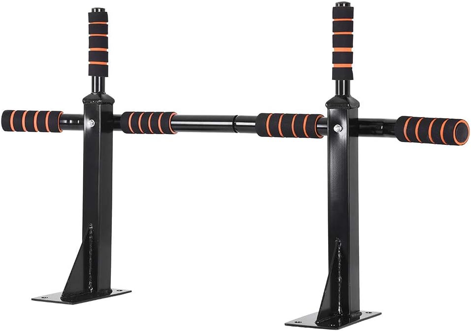 LIUguoo Pull Up Bar Wall Mounted Chin up Bar Strength Training Pull-Up Bars for Home Use, Exercise Bar Upper Body Workout Bar, Horizontal Bar Fitness Equipment