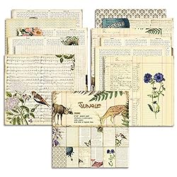 DESEACO Vintage Woodland Creature Cute Decopodge