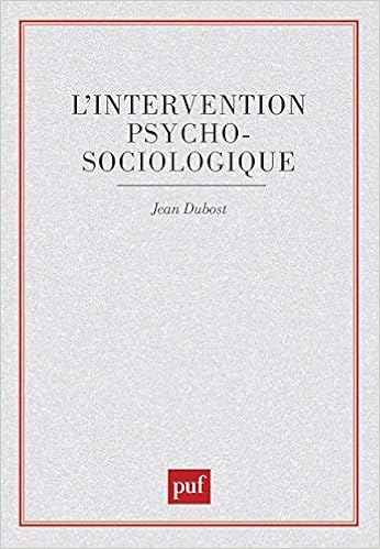 Amazon Fr L Intervention Psychosociologique Dubost Jean Livres