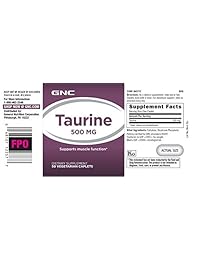 GNC taurina 500 mg