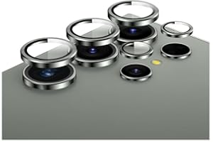 Camera Lens Protector for Samsung Galaxy S25 Ultra/S24 Ultra, Ultra Thin Case Friendly, 9H Shatterproof Tempered Glass with A