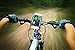 Bike Mount Phone Holder Charger- 6000Mah Power Bank- Charge Your Smartphone While You Ride - Use for All Smartphones & GPS- Mountain Bike- Aluminum Alloy Cradle- Data Cable / USB- Blue