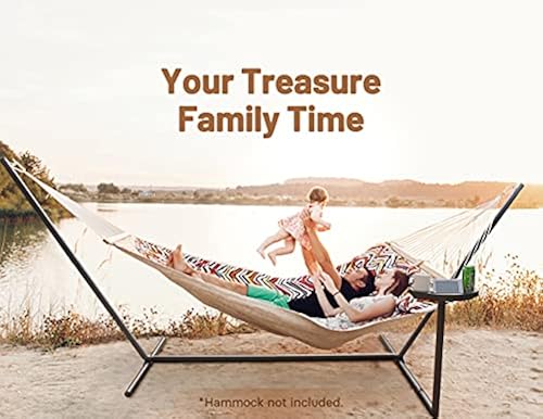 Cup Holder Hammock Stand for 12 to 15 Ft Hammock, 550 LBS Capacity