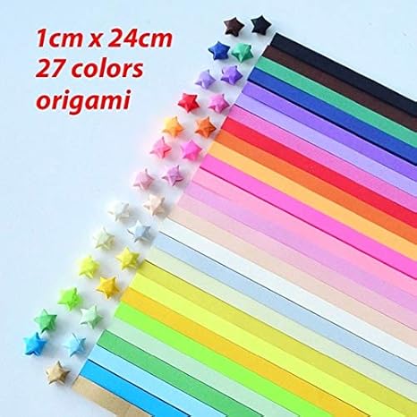 Amazoncom Beesclover 2430pieces Lot 27 Colors Origami